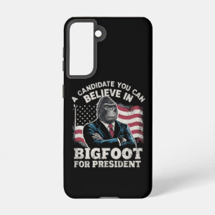 Funda Para Samsung Galaxy S21 Elecciones 2024 Divertido voto Sasquatch EEUU