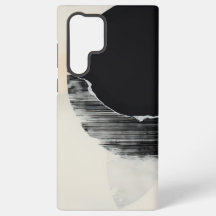 Elegancia Abstracta: Fusión Encaústica de Negro y