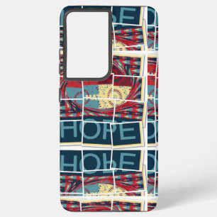Funda Para Samsung Galaxy S21+ Elegancia esperanzadora: Hermosa frase arte pop