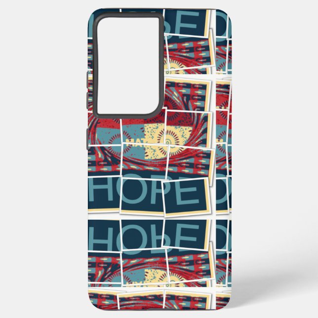 Funda Para Samsung Galaxy Elegancia esperanzadora: Hermosa frase arte pop (Reverso )