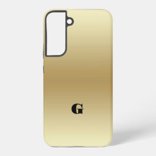 Funda Para Samsung Galaxy S22+ Elegant Light Gold Teal Personalized