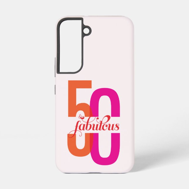 Funda Para Samsung Galaxy Elegante 50 y fabuloso cumpleaños 50 (Reverso )