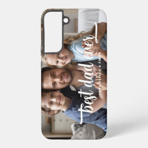 Funda Para Samsung Galaxy S22+ Elegante foto con guión del mejor papá jamás