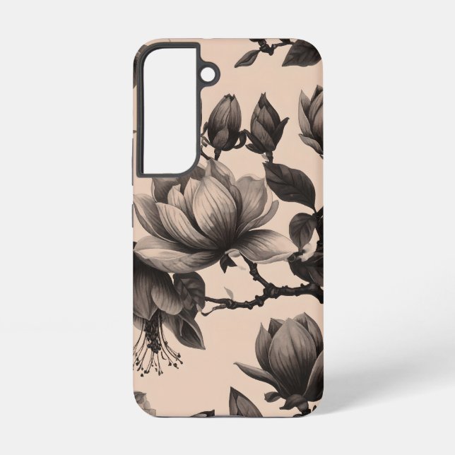 Funda Para Samsung Galaxy Elegante Funda de Magnolia Tough (Reverso )