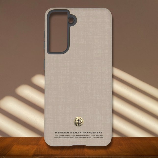 Funda Para Samsung Galaxy Elegante Logotipo Empresa Comercial (Subido por el creador)