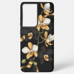 Funda Para Samsung Galaxy S21 Ultra Elegante Orquídea Blossom 02