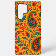 Elegante patrón floral de paisley