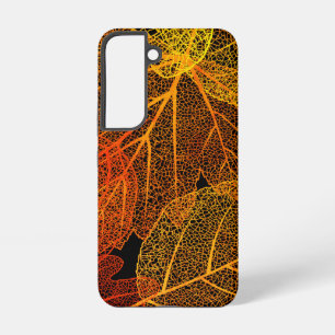 Funda Para Samsung Galaxy S22 Elegantes hojas otoñales