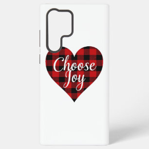 Funda Para Samsung Galaxy S22 Ultra Elegir cita Inspiradora de alegría