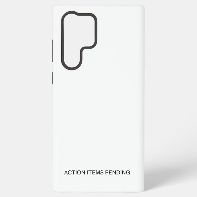 Funda Para Samsung Galaxy Elementos de Acción Pendientes | Robusto  (Reverso )