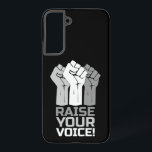 Funda Para Samsung Galaxy S22  Elevar tu voz 3<br><div class="desc">Un poderoso símbolo de resistencia y revolución: el puño levantado representa la protesta,  la fuerza y la solidaridad,  símbolo icónico del cambio social y la justicia.</div>