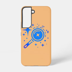 Funda Para Samsung Galaxy S22 Emblema de IA Estrellas de Twinkle, faro de la era