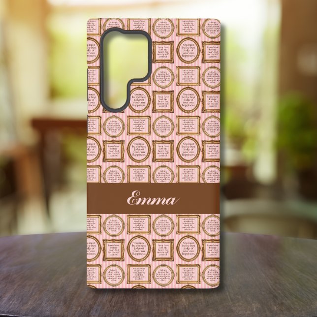 Funda Para Samsung Galaxy Emma de Jane Austen Citas Personalizadas (Subido por el creador)