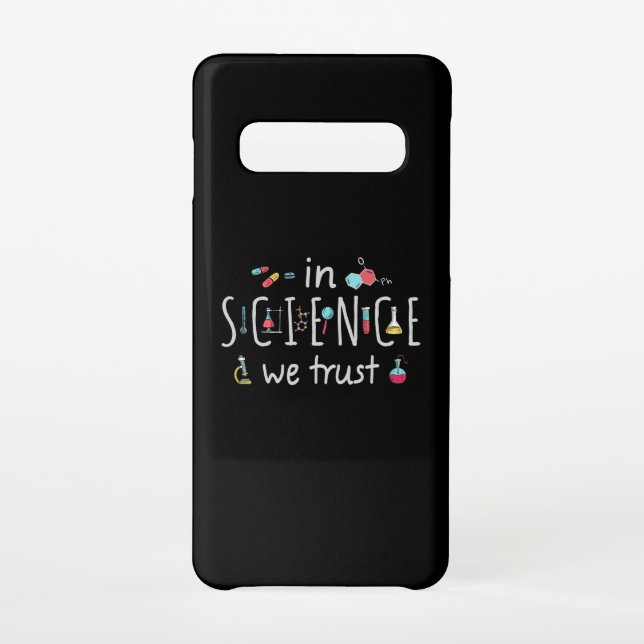 Funda Para Samsung Galaxy En ciencia confiamos (Reverso)