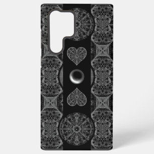 Funda Para Samsung Galaxy S22 Ultra Encaje Cerámico Negro