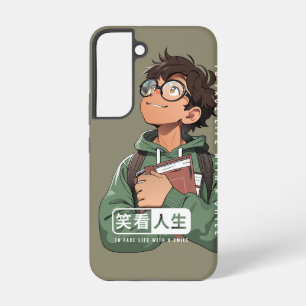 Funda Para Samsung Galaxy S22 Enfrenta la vida con una sonrisa
