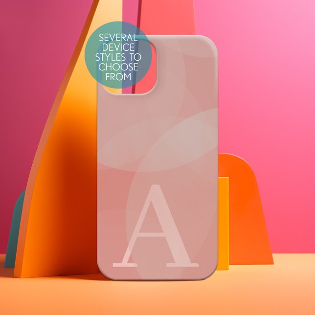 Funda Para Samsung Galaxy Enorme Monograma - Círculos de pasteles daneses y  (Personalized Phone Case - Pick Your Device Style and Customize the Design)