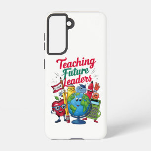 Funda Para Samsung Galaxy S21 Enseñanza Retro Líderes Futuros Profesor Escuela 