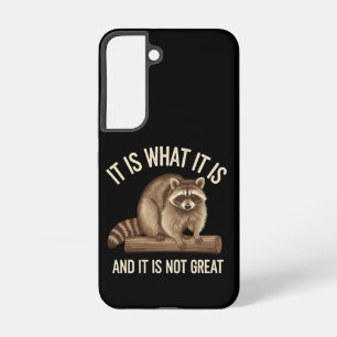Funda Para Samsung Galaxy S22 Es lo que es y no es una gran Navidad de mapache