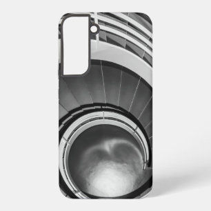 Funda Para Samsung Galaxy S22+ Escalera circular BW
