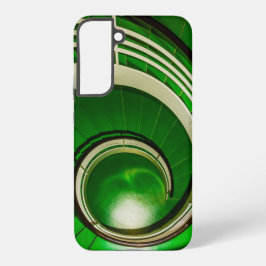 Funda Para Samsung Galaxy S22+ Escalera circular verde