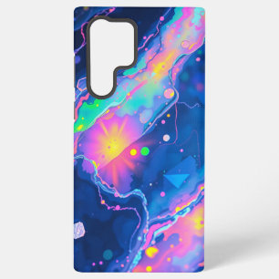 Funda Para Samsung Galaxy S22 Ultra Escapado cósmico colorido arte de fantasía abstrac