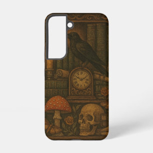 Funda Para Samsung Galaxy S22 Escritorio de cuervo