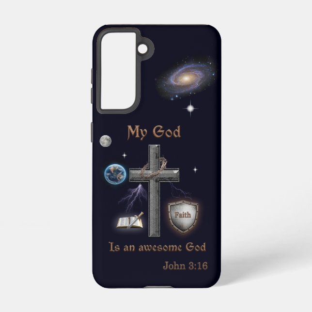 Funda Para Samsung Galaxy Escritura de la Biblia (Reverso )
