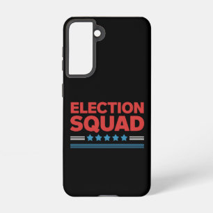 Funda Para Samsung Galaxy S21 Escuadrón de Elecciones 2024 Demócrata Republicano