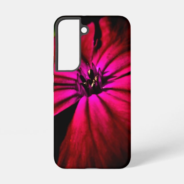 Funda Para Samsung Galaxy Espinoso de flor violeta (Reverso )