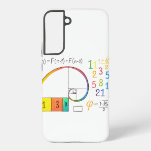 Funda Para Samsung Galaxy S22+ Espiral de secuencia de Fibonacci Samsung Funda
