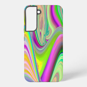 Funda Para Samsung Galaxy S22+ Espíritu de brisa de verano, arte de arcoíris abst