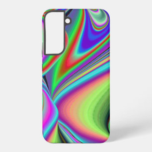 Funda Para Samsung Galaxy S22+ Espíritu de brisa de verano, arte de arcoíris abst