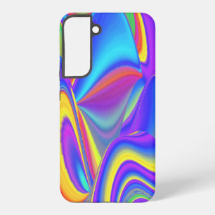Funda Para Samsung Galaxy S22+ Espíritu de brisa de verano, arte de arcoíris abst
