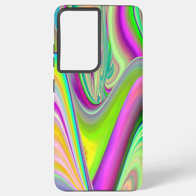Funda Para Samsung Galaxy Espíritu de la brisa de verano , Resumen del arte  (Reverso )