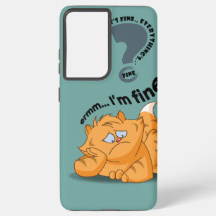 Funda Para Samsung Galaxy S21+ Está bien Estoy bien Todo está bien