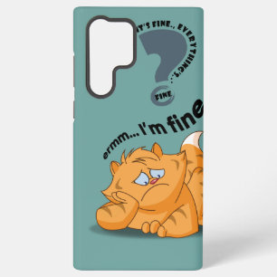 Funda Para Samsung Galaxy S22 Ultra Está bien Estoy bien Todo está bien