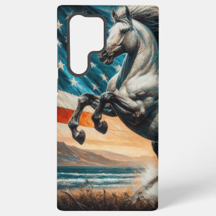 Funda Para Samsung Galaxy S22 Ultra Estallido blanco rustico, EE.UU.