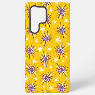 Funda Para Samsung Galaxy S22 Ultra Estallidos rojos blancos y azules