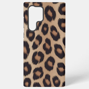 Funda Para Samsung Galaxy S22 Ultra Estampado Animal Clásico Leopardo Marrón Guepardo