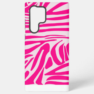 Funda Para Samsung Galaxy S22 Ultra Estampado de cebra rosa