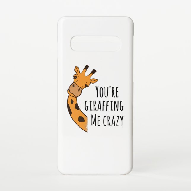 Funda Para Samsung Galaxy Estás girafando loco (Reverso)