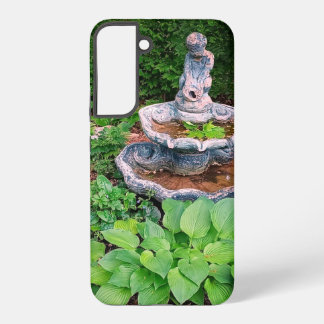 Funda Para Samsung Galaxy S22+ estatua de jardín de hostas