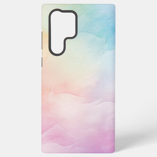 Funda Para Samsung Galaxy Estética de Rainbow Pastel (Reverso )