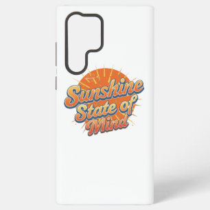 Funda Para Samsung Galaxy S22 Ultra Estilo Groovy de los 70 Verano Atardecer