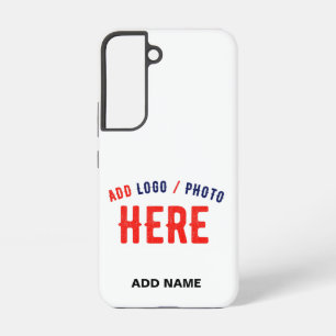 FUNDA PARA SAMSUNG GALAXY S22 ESTILOSO MODERNO PERSONALIZABLE BLANCO VERIFICADO