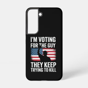 Funda Para Samsung Galaxy S22 Estoy votando por el tipo que siguen tratando de m