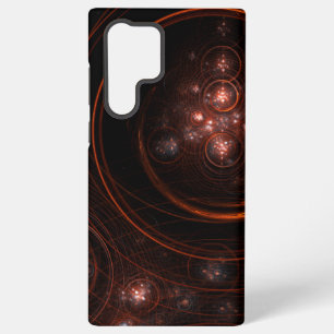 Funda Para Samsung Galaxy S22 Ultra Estrella Carmesí Orbitos Arte Cósmico Abstracto