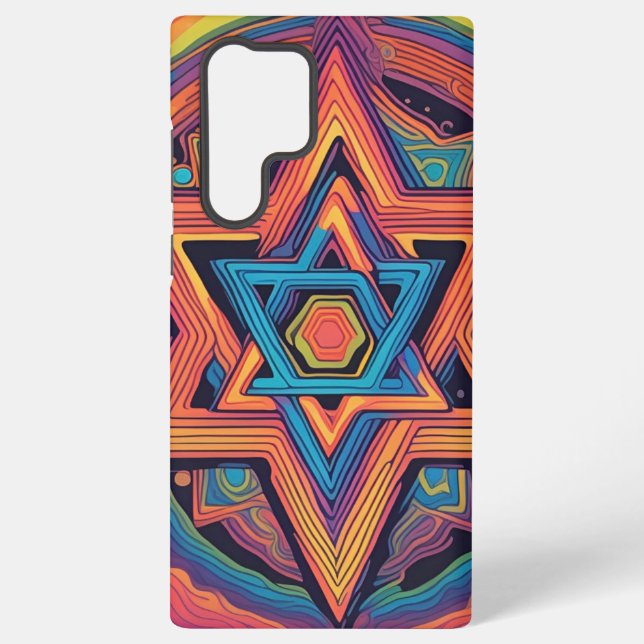 Funda Para Samsung Galaxy Estrella de David (Reverso )