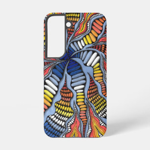 Funda Para Samsung Galaxy S22 Estrella Explosiva de Zentangle Neurográfico Color